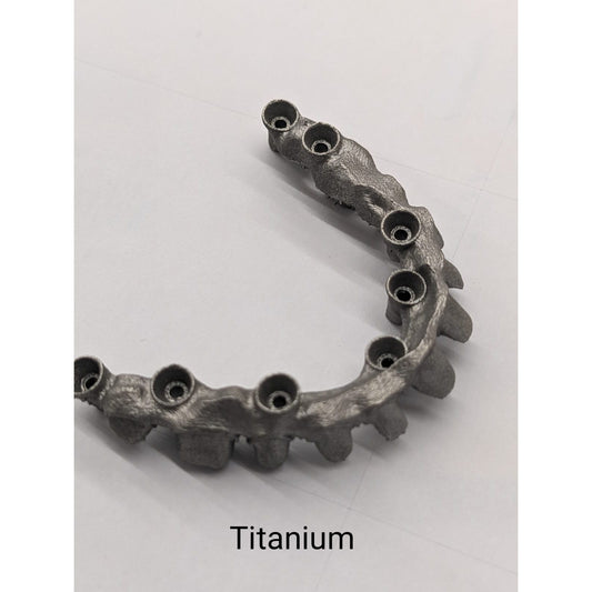 3D Printed Titanium Implant Bar